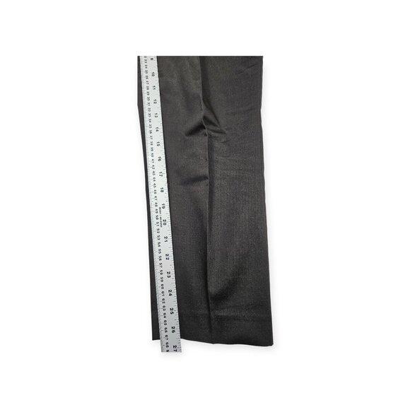 🛍️ BANANA REPUBLIC Washed Satin Stretch Crop Pants | Size 6 | Dark Gray - Picture 3 of 10